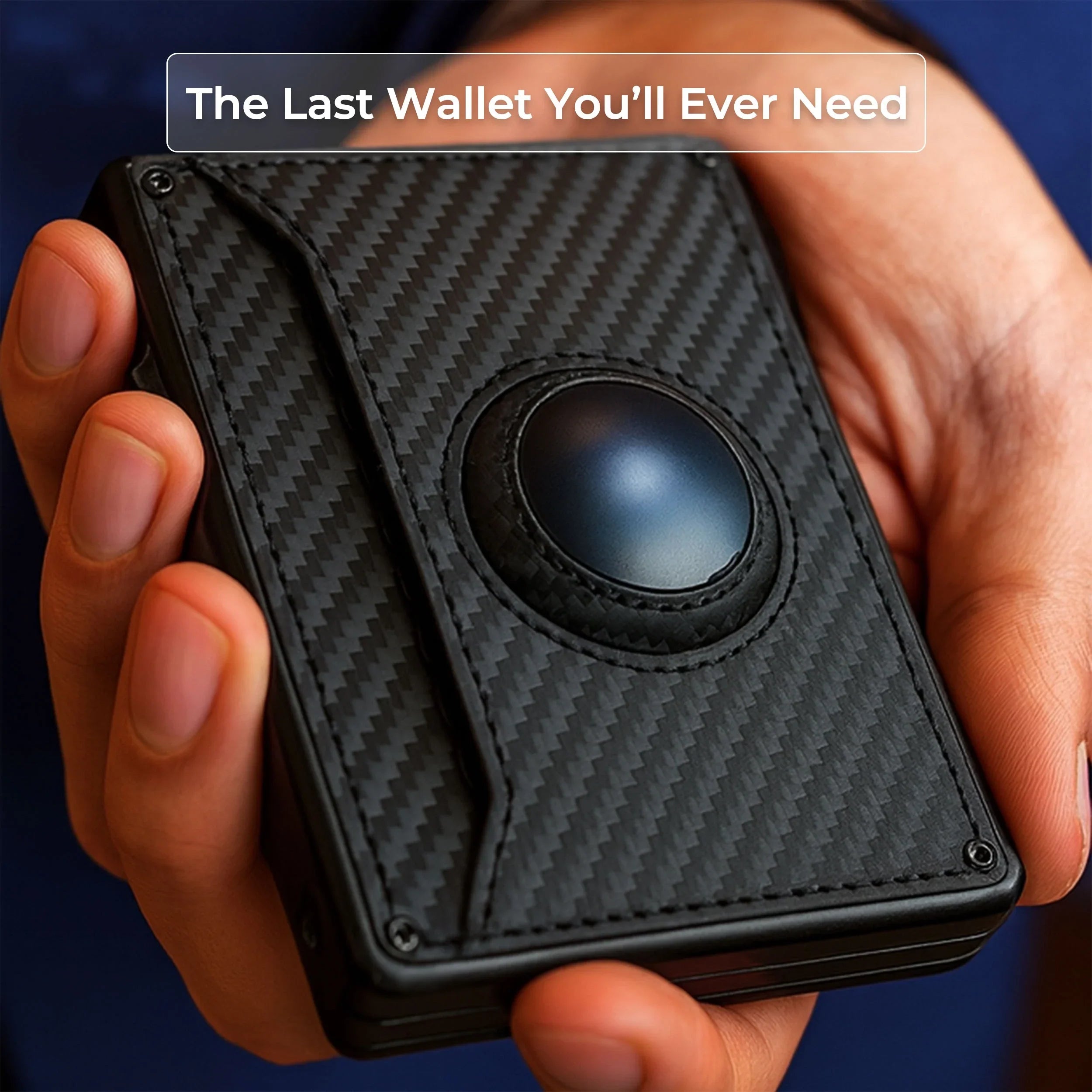 Luxuriöse Airtag Geldbörse