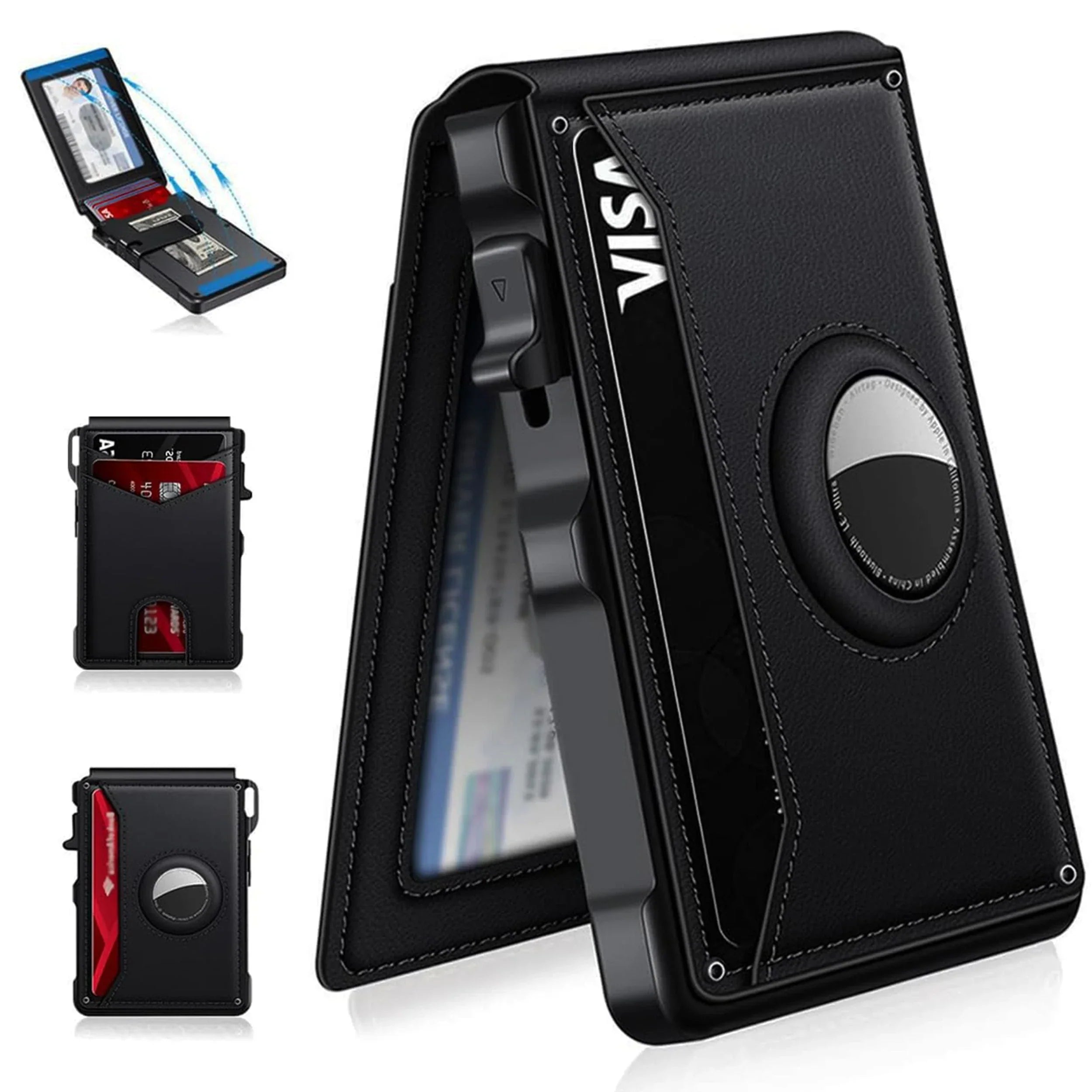 Luxuriöse Airtag Geldbörse