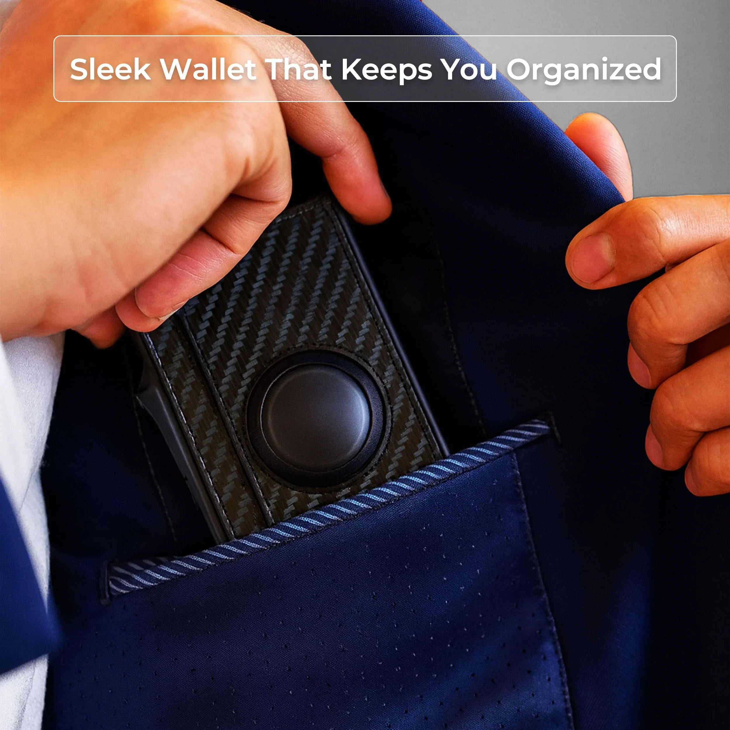 Luxuriöse Airtag Geldbörse